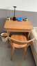 源氏木语 实木书桌现代简约北欧电脑桌橡木办公桌家用小户型梳妆台 【11】原木色书桌0.7米 +Y00S12椅子 组装 实拍图
