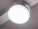钻石牌（DIAMOND） 吊扇灯隐形风扇灯led客厅卧室吊灯饰现代简约电扇灯吸顶带灯吊扇 48寸白色双圆-6档遥控-正反转 实拍图