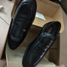 波图蕾斯皮鞋男士英伦套脚商务休闲鞋轻便软底乐福正装鞋男 9526 黑色 38 实拍图