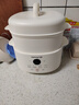 九阳（Joyoung）电炖盅 电炖锅 隔水炖煮 家用煮粥煲汤锅燕窝炖盅4.5L白瓷内胆炖汤锅上蒸下炖DG25G-GD188 实拍图