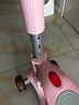 咔希诺儿童滑板车3-6岁宝宝滑板车可坐儿童车滑滑车周岁礼物 奶白粉|六档调节+可折叠+座椅 实拍图
