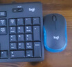 罗技（Logitech）MK275 键鼠套装 无线键鼠套装 办公键鼠套装 全尺寸 商务键鼠套装 带无线2.4G接收器 黑蓝色 实拍图