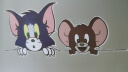 猫和老鼠卡通墙贴贴纸墙纸贴画玻璃卧室儿童房间创意防水装饰粘贴 汤姆杰瑞趴窗 中号 实拍图