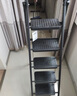 艾瑞科梯子家用折叠梯人字梯楼梯踏步板加厚安全便携多功能登爬楼梯 碳钢纯净白五步梯 实拍图