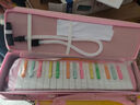 JDR口风琴37键中小学生用初学者课堂幼儿童嘉德瑞口吹管键盘乐器 37键粉色【卡通硬包彩虹键盘】 实拍图