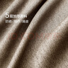 水星家纺免打孔窗帘遮光卧室高遮光布杆子全套隔音飘窗遮阳帘2.4x1.8m米色 实拍图