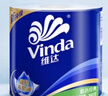维达（Vinda）有芯卷纸 蓝色经典4层160克*27卷 厚韧耐用 卫生纸卷筒纸纸巾整箱 实拍图