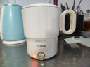 苏泊尔（SUPOR）便携式烧水壶电水壶折叠0.8L 旅行出差家用养生冲奶电热水壶学生304不锈钢泡面杯 SW-08J01 实拍图