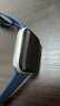 Apple/苹果 Watch Series 10 智能手表蜂窝款42毫米银色铝金属表壳丹宁色运动型表带M/L MWXK3CH/B 实拍图