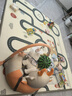 乐缔XPE爬行垫婴儿宝宝爬爬垫双面家用地垫整张加厚200*180*2.5CM 实拍图