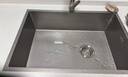 九牧（JOMOO）压纹纳米抗刮抗菌窄边水槽大单槽厨房洗菜盆68*45无龙头06504-9CZ 实拍图
