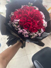 幽客玉品鲜花速递红玫瑰花束表白送女友老婆生日礼物全国同城配送 33朵红玫瑰花束—女王款 实拍图