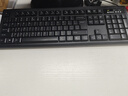 双飞燕（A4TECH) WK-100 有线键盘 办公打字用薄膜键盘笔记本外接台式电脑通用键盘104键 USB接口 黑色 实拍图