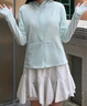 京东京造【UPF300+】防晒衣女士原纱冰丝凉感夏季防晒服女外套 薄荷绿XL 实拍图