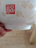 祥云福气简约碗碟套装家用陶瓷餐具米饭碗面碗菜盘碗盘套装 祥云纳福8碗【5英寸】 实拍图