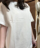 棉的美学230G新疆纯棉夏季重磅短袖t恤纯色圆领半袖宽松百搭休闲打底衫 「40°都清爽」纯真白 XL 「推荐140-160斤」 实拍图