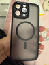 ROCK适用苹果16Promax手机壳iPhone16Promax保护套磁吸Magsafe防摔镜头全包精孔简约不粘指纹男女黑色 实拍图