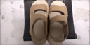 品牌断码清仓凉鞋女真皮2025新款夏季平底踩屎感罗马沙滩鞋女 卡其色 38 实拍图