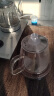 茶会友全自动上水电热水壶 茶台烧水壶 电茶壶煮泡茶家用办公一体茶桌嵌入式茶具电茶炉套装 1L 轻奢银-底部上水蒸茶款（37*20cm） 实拍图