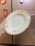 传世瓷碗碟套装家用景德镇欧式骨瓷碗筷陶瓷器吃饭套碗盘子中式 天鹅湖60件 60头豪华套装 实拍图