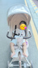 宝宝好V16遛娃神器宝宝好婴儿车轻便折叠可坐可平躺双向高景观溜娃神器 V16香草拿铁丨布篷丨晒单礼+礼包 实拍图