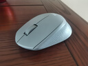 罗技（Logitech）M330 轻音鼠标 无线鼠标 办公鼠标 右手鼠标 带无线微型接收器 灰色 实拍图