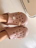 crocs卡骆驰贝雅儿童洞洞鞋男女童户外包头沙滩鞋拖鞋/207013/207012 矿石粉-6TY 33 (200mm) 实拍图