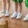 幸福玛丽（Cheerful Mario）六一小白鞋幼儿园室内鞋男童女童宝宝入园帆布鞋春秋舞蹈演出童鞋 实拍图