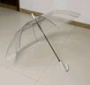 天玮伞业（Tianwei umbrella）16骨透明伞纤维骨抗风自动纯色POE伞简约纯色便捷长柄伞可定制 实拍图