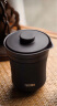 膳魔师（THERMOS）茶旅套装户外露营旅行茶具便携办公保温茶壶茶杯毕业礼物TCMU 【升级涂层内胆】雾棕 实拍图