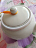 连山阁 陶瓷泡茶壶带过滤网内胆大容量家用泡茶器大号功夫茶具单壶冲茶器杯子套装 升级玉兰花茶壶陶瓷650ml（一壶四杯 实拍图