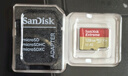 闪迪（SanDisk）256GB TF(MicroSD)内存卡 4K极速金卡A2 V30 U3行车记录仪 运动相机无人机 监控存储卡 读190MB/s 实拍图