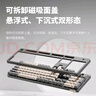 雷柏（Rapoo）V500PRO米绿升级款 104键有线背光机械键盘 PBT双色键帽电脑办公游戏全键无冲可编程键盘 红轴 实拍图