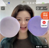 初我超大号粉扑巨无霸散粉扑定妆加大加厚绒面痱子粉身体蜜粉扑 深紫 实拍图