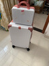 袋鼠（KANGAROO）多功能行李箱大容量拉杆箱男大号皮箱密码箱女生大号旅行箱登机箱 B607【玫+白】多功能-子母箱 24英寸 【初高中生推荐】 实拍图