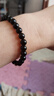 金石灵收藏级天然黑曜石手串男女款五行补水水晶手链佛珠本命年生日礼物 实拍图