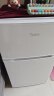 美的（Midea）88升迷你双开门小冰箱租房宿舍办公室小型家用双温可冷冻冷藏节能BCD-88CM 实拍图