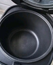 美的（Midea）电饭煲电饭锅4-5人家用5升大容量 炫彩大屏金属机身大火力煮饭锅智能预约微压MB-RE517 实拍图