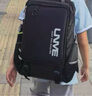UnMe新款unme书包4-6年级男轻款小学生初中高中女防下坠背包 3001黑色(初中-高中)(特大款） 实拍图