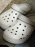 crocs卡骆驰洞洞鞋贝雅男鞋女鞋轻便耐磨一脚蹬拖鞋休闲鞋|10126 卵石色-2V3 36 /37(220mm) 实拍图