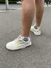 森马（Senma）男鞋夏季休闲百搭小白鞋子男士软底轻便厚底增高板鞋男款镂空透气 米色 41 实拍图
