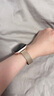 Apple Watch Series 10 智能手表46毫米玫瑰金色铝金属表壳梅子色回环式表带【GPS】 实拍图