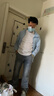 拇指白小T二代白色短袖T恤男女春夏三防纯棉白小丅打底衫上衣 白色男款 XL 实拍图