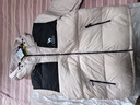 骆驼（CAMEL）【小太阳】户外羽绒服鸭绒加厚羽绒衣经典时尚防风保暖运动外套 白玉粉/幻影黑 男女同款 M 实拍图