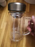 炊大皇玻璃杯茶水分离耐高温防爆泡茶杯大容量茶杯枪灰380ml 实拍图