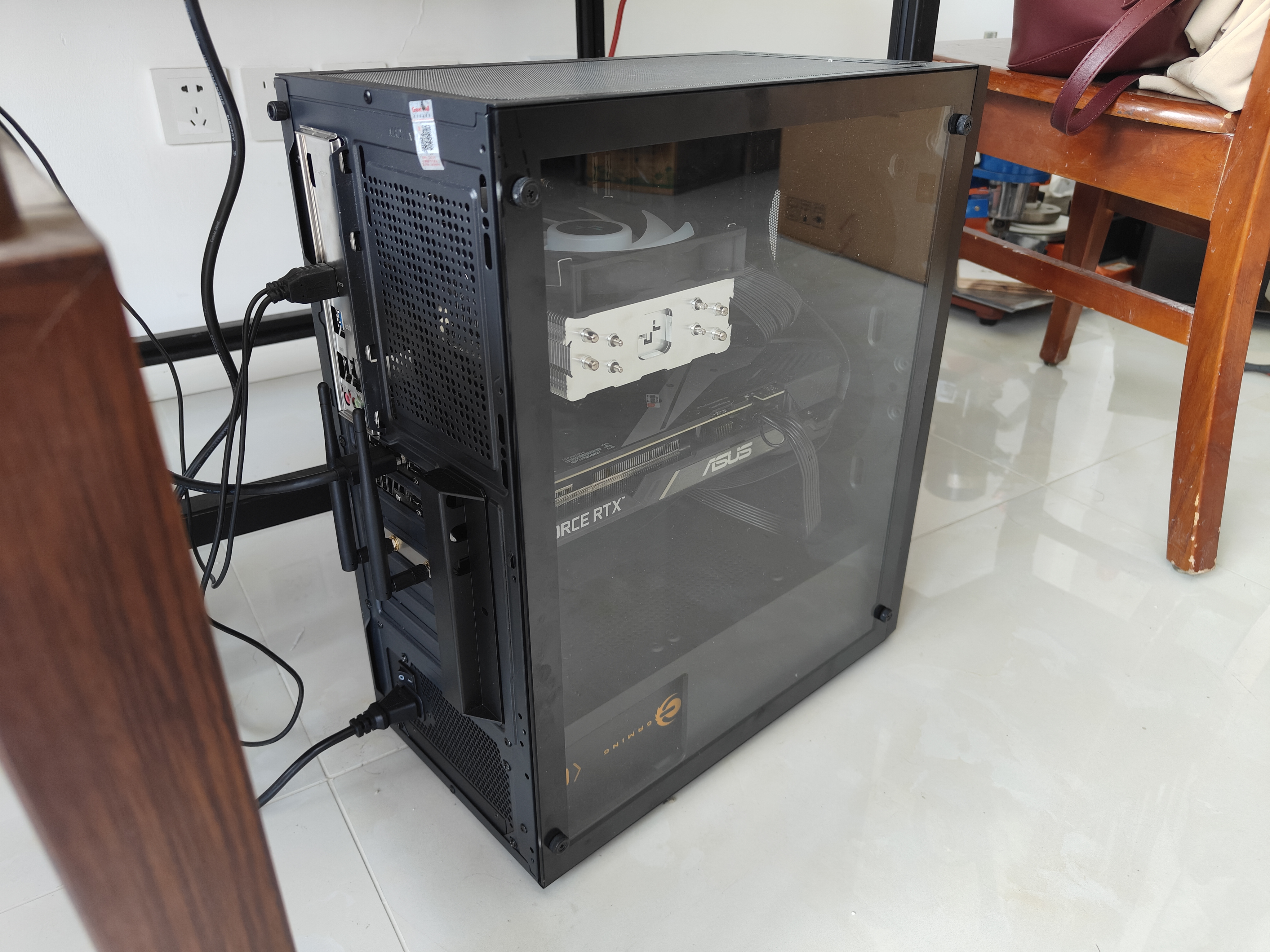 英特尔（Intel）12/13代酷睿CPU 微星H610主板CPU套装 板u套装 微星 PRO H610M-S WIFI D4 i5-12400F 盒装 实拍图