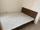 兴瑀汇实木床1.5米1.8m新中式双人床胡桃色木床主卧家用现代简约单人 胡桃色床+5cm床垫 1.8米*2米框架结构 实拍图