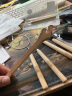 山迪桃木发簪diy手工制作材料包簪子雕刻工具生日礼物送女朋友情人节 真桃木-15件套(1块桃木) 实拍图