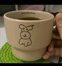 可爱卡通小狗叠叠杯宿舍家用陶瓷杯水杯牛奶杯子早餐马克杯 咖色 1个 280ml 狗狗咖啡叠叠杯 实拍图