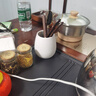 初伍羊脂玉瓷功夫茶具套装家用办公轻奢高档全套茶壶白玉茶杯可定制 实拍图
